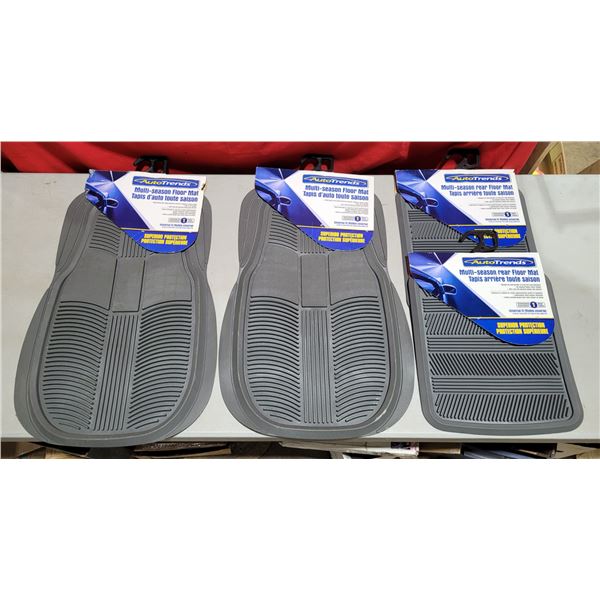 Lot of Auto Trends Multi-Season Floor Mats