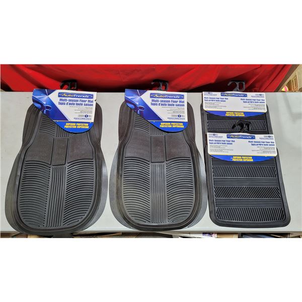 Lot of Auto Trends Multi-Season Floor Mats