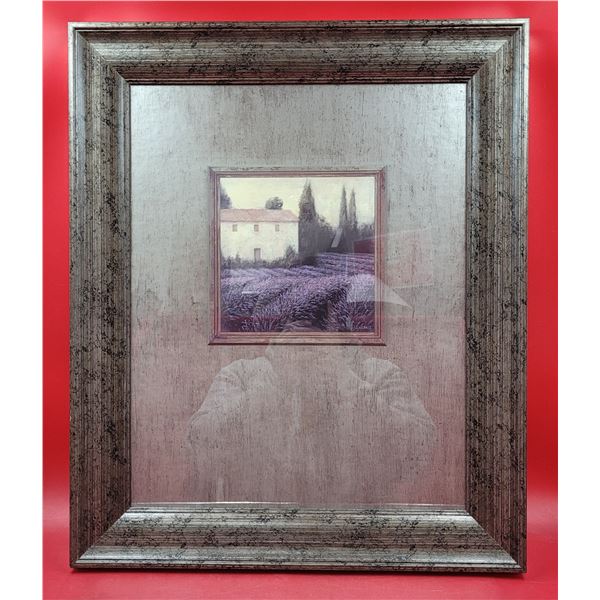 Framed Lavendar Field Print by James Wiens