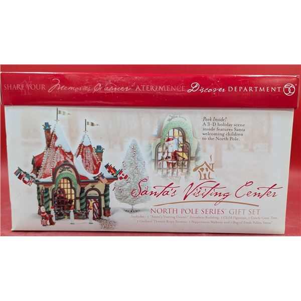 Department 56 Porcelain Santa's Visiting Center