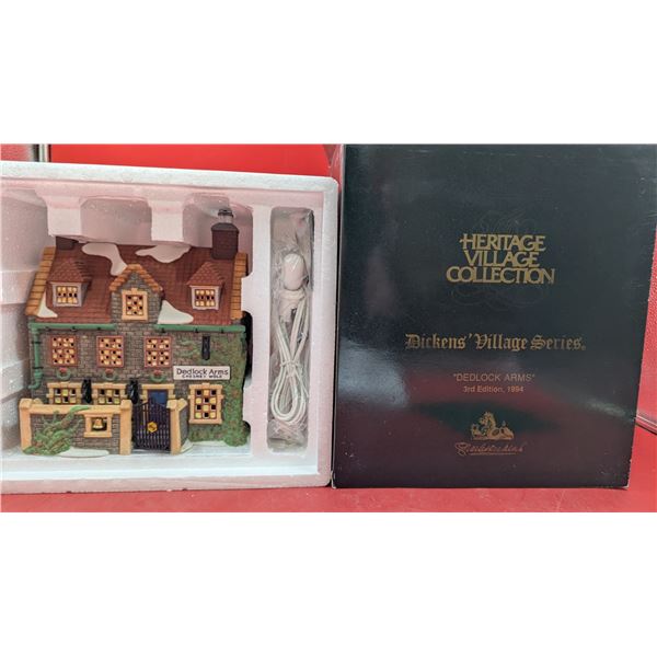 Heritage Village Collection Hand-Painted Porcelain "Dedlock Arms"
