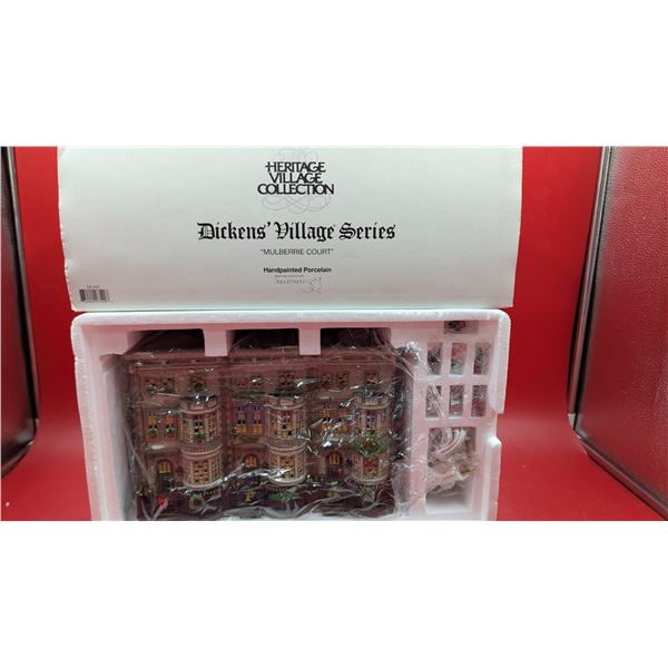 Heritage Village Collection Hand-Painted Porcelain "Mulberrie Court"