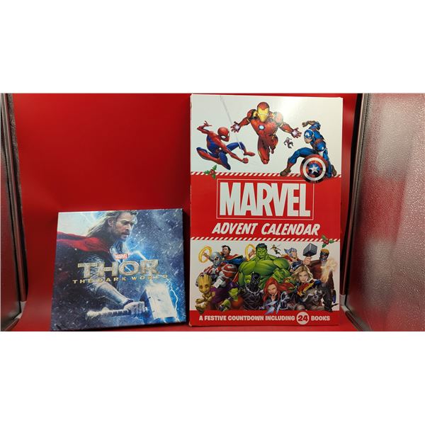 Marvel Book Advent Calendar & The Art of Thor The Dark World Book
