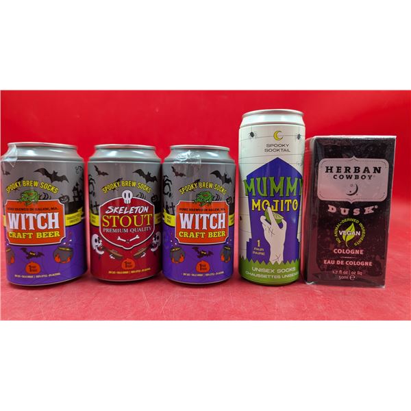 Spooky Brew Socks, Spooky Socktail, & Herban Cowboy Dusk Cologne