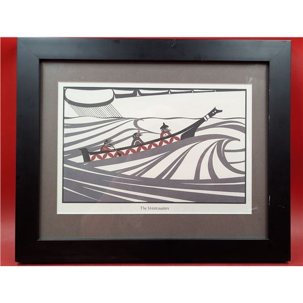 Framed Indigenous "The Westcoasters" Print