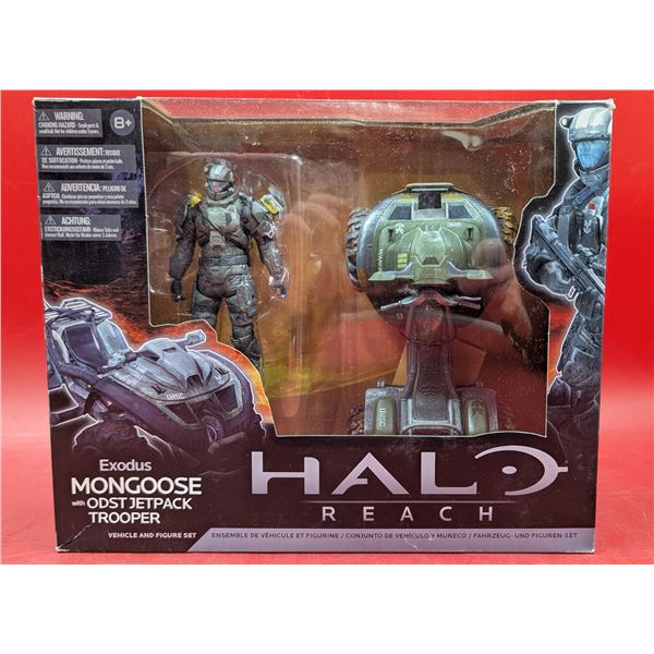 Sealed Halo Reach Exodus Mongoose w/ ODST Jetpack Trooper Vehicle & Figure Set