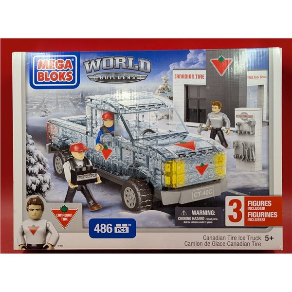 Sealed Mega Bloks World Builders Canadian Tire Ice Truck Set
