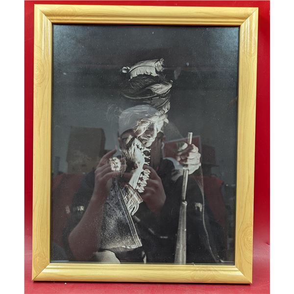 Framed Indigenous Elder Print