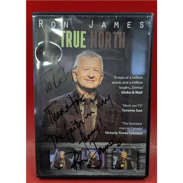Autographed Ron James True North DVD