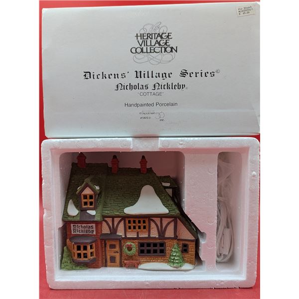Department 56 Heritage Village Collection Handpainted Porcelain "Cottage"