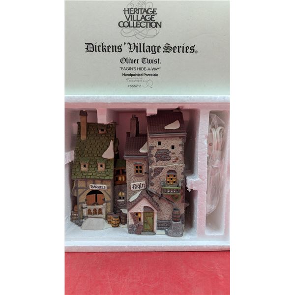 Department 56 Heritage Village Collection Handpainted Porcelain "Fagin's Hide-A-Way"