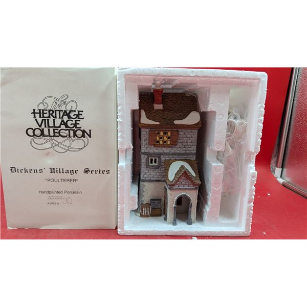 Department 56 Heritage Village Collection Handpainted Porcelain "Poulterer"