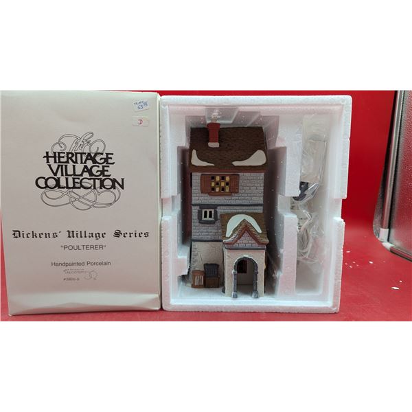 Department 56 Heritage Village Collection Handpainted Porcelain "Poulterer"