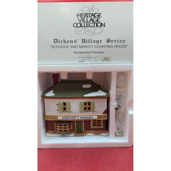 Department 56 Heritage Village Collection Handpainted Porcelain "Scrooge 