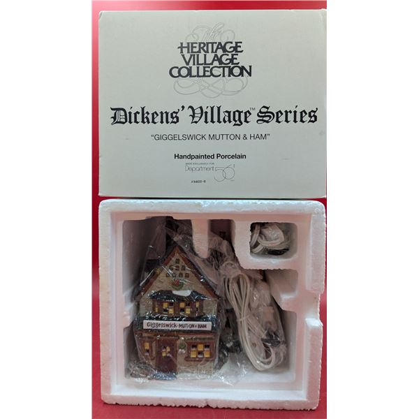 Department 56 Heritage Village Collection Handpainted Porcelain "Giggelswick Mutton 