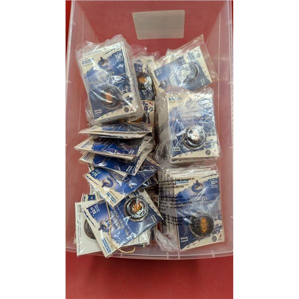Lot of Canucks Mini Puck Collectibles