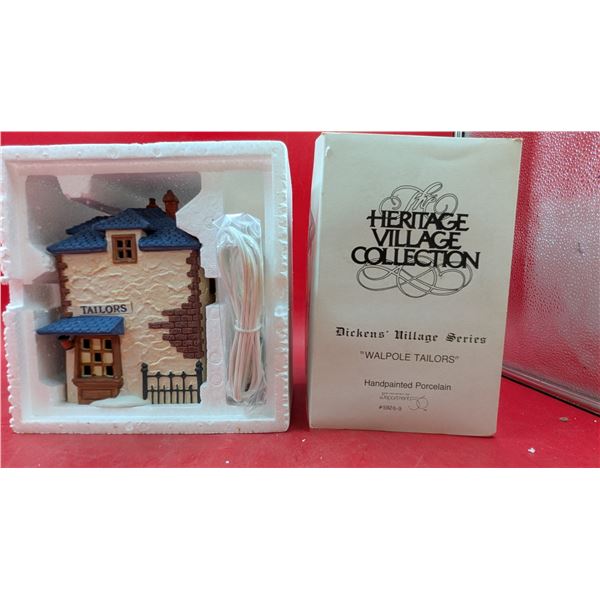Department 56 Heritage Village Collection Handpainted Porcelain "Walpole Tailors"