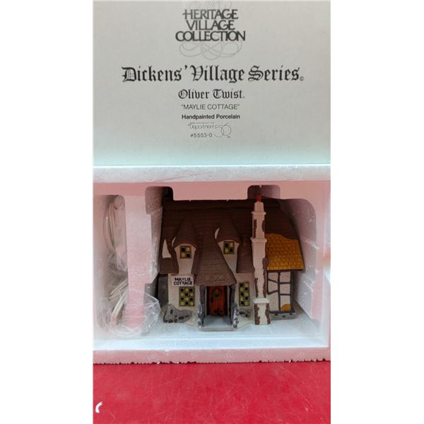 Department 56 Heritage Village Collection Handpainted Porcelain "Maylie Cottage"