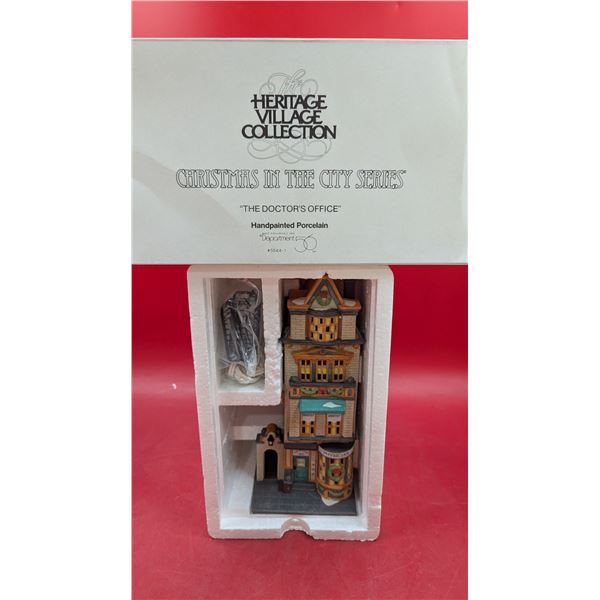 Department 56 Heritage Village Collection Handpainted Porcelain "The Doctor's Office"