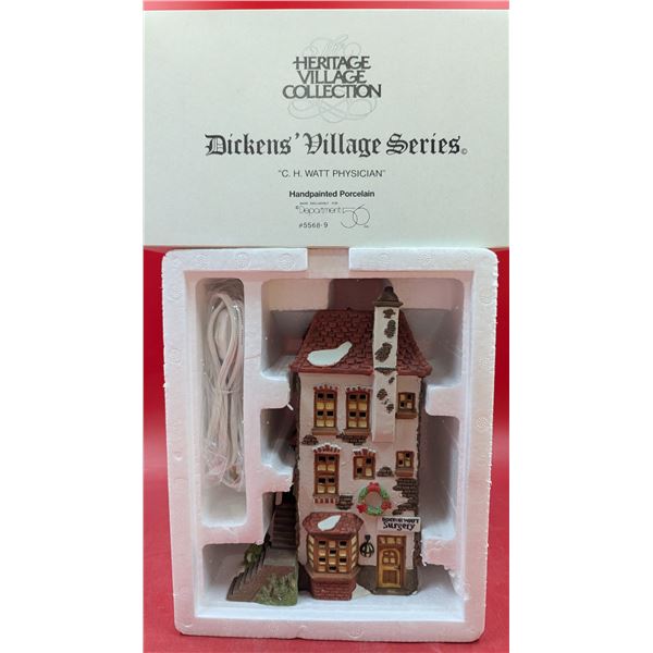 Department 56 Heritage Village Collection Handpainted Porcelain "CH Watt Physician"