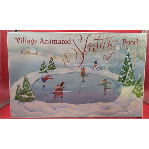 Department 56 Village Animated Skating Pond