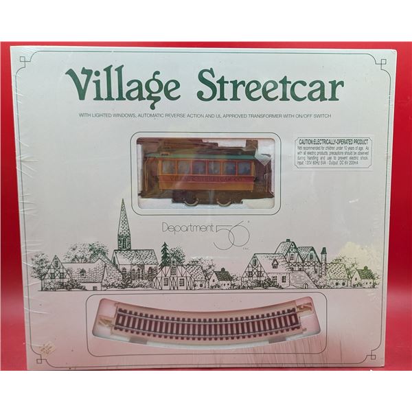 Sealed Department 56 Village Streetcar