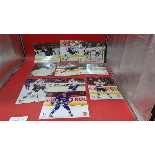 Lot of NHL Canucks Official Photos