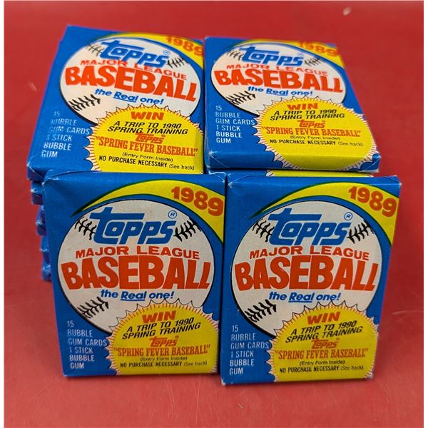 Lot of VTG Sealed Topps Major League Baseball Bubblegum Cards