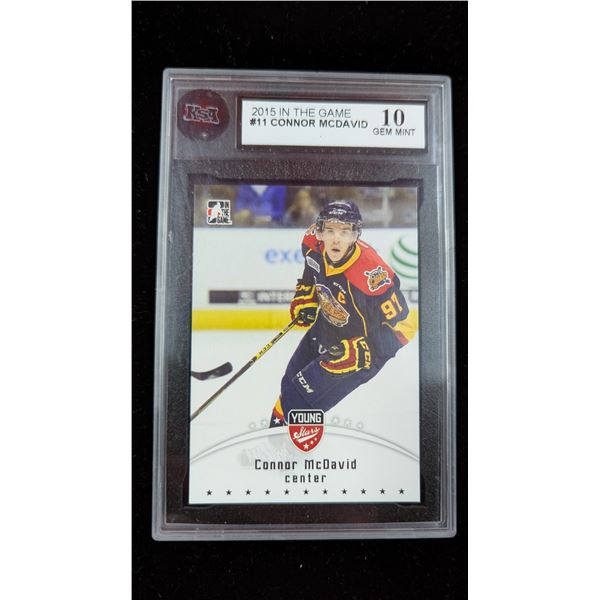 Graded Connor McDavid Hockey Card (10 Gem Mint)
