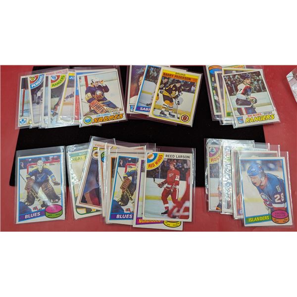 Lot of OPC/Topps NHL Rookie Cards 1970s/80s
