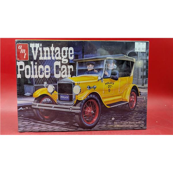 Sealed AMT Vintage Police Car Model Kit