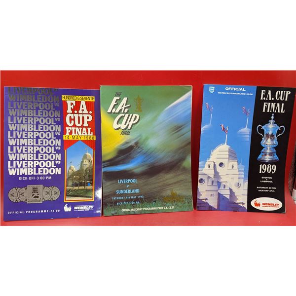 Lot  of Soccer Programs (1992 Liverpool v. Sunderland, 1989 Liverpool v. Everton, etc.)