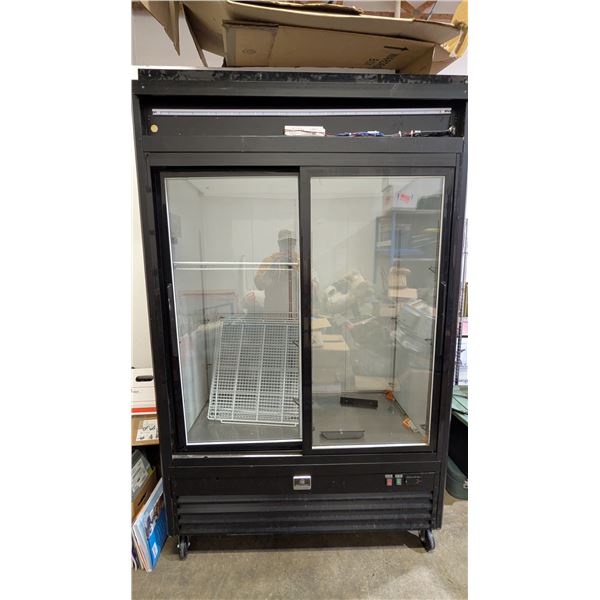 The Kelvinator KCGM47RB-HC 47 Cu. Ft. Double Glass Door Merchandiser