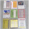 Image 2 : Sheet of Assorted Baseball Cards