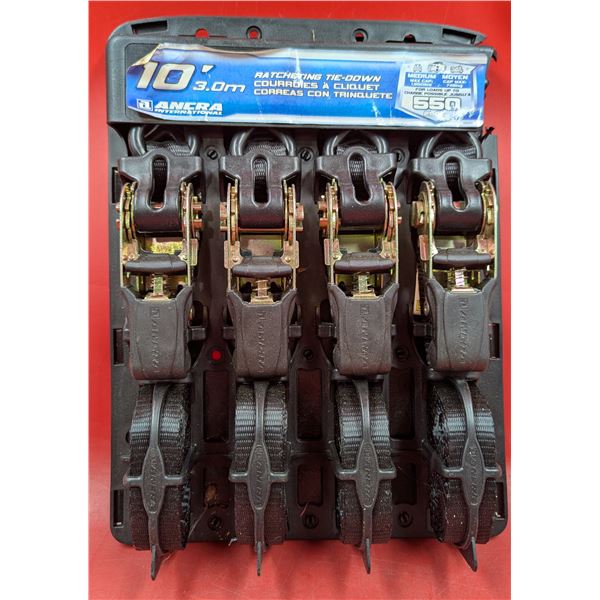 Lot of Ratcheting Tie-Down Straps