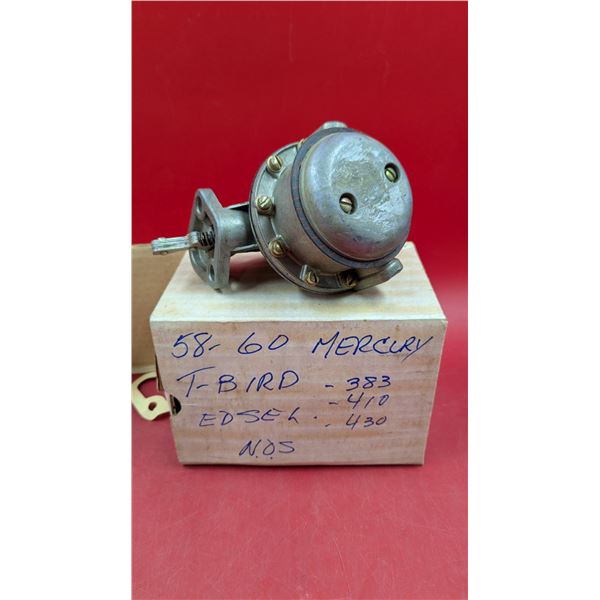NOS 58/60 Fuel Pump For Mercury, Edsel, & Ford Thunderbird