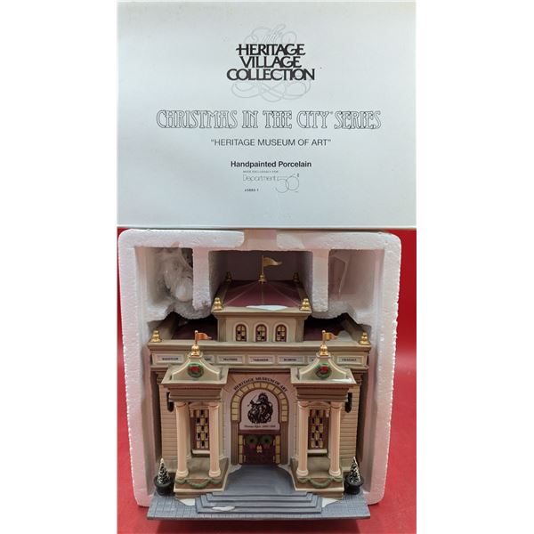 Heritage Village Collection Hand-Painted Porcelain - "Boarding & Lodging School"