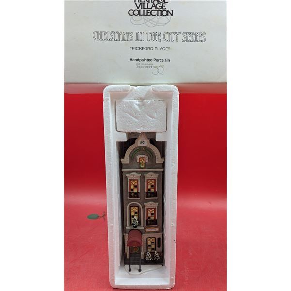 Heritage Village Collection Hand-Painted Porcelain - "Pickford Place"