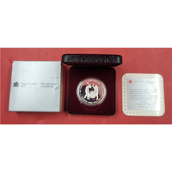 1988 50% Silver Canadian 250th Anniversary of Saint-Maurice Ironworks Coin