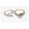 Image 2 : 14 KARAT GOLD 1.50 CT DIAMOND ENGAGE SET 8.02 G