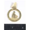 Image 1 : 18 KARAT GOLD 1969 ONE DOLLAR GAMING TOKEN