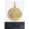 Image 1 : 18 KARAT BOLSA MADRID SOLID GOLD PENDENT