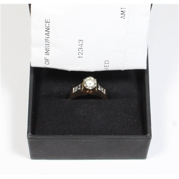 14-18 KARAT 7.44 GRAMS 1.65 CT ENGAGEMENT RING