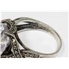 Image 2 : 6.01 GRAMS UTG .925 SILVER RING WITH LARGE STONE
