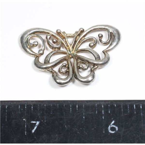 4.12 GRAMS .925 SILVER BUTTERFLY