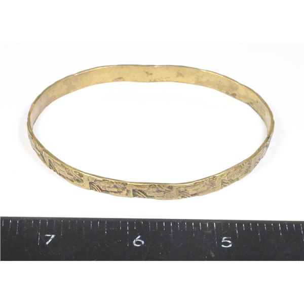13.22 GRAMS STERLING 925 GOLD COLORED BRACELET