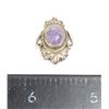 Image 1 : 3.35 GRAMS STERLING PENDENT WITH PURPLE ROCK