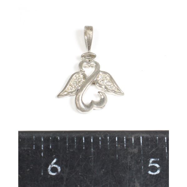 2.24 GRAMS .925 SILVER ANGEL PENDANT