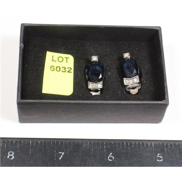 11.5 G STERLING SILVER CLIP ON EARRINGS