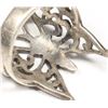 Image 2 : 4.78 G S SILVER VTG GOTHIC .925 BUTTERFLY RING